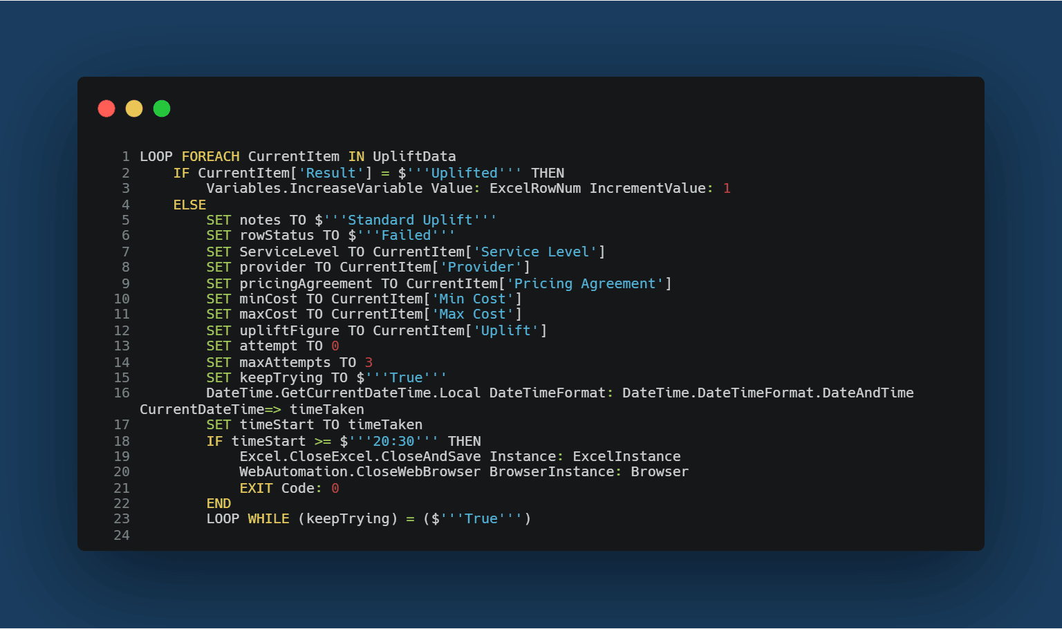 PAD Retry Logic Subflow
